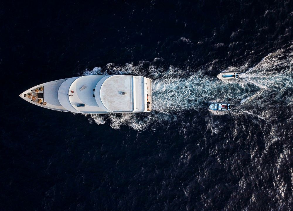 Superyacht charter arranged through the Elvare network